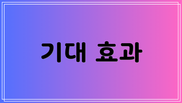 기대 효과