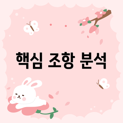 핵심 조항 분석