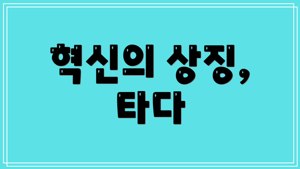 혁신의 상징, 타다