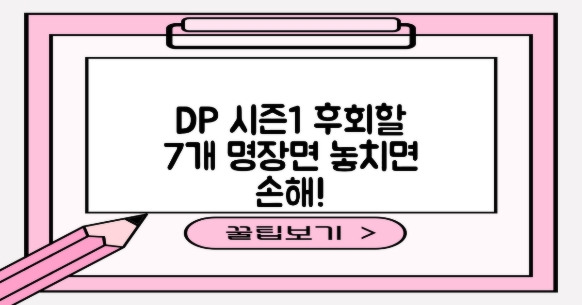 넷플릭스 DP 시즌 1: 놓치면 후회할 7가지 주요 에피소드 총정리!