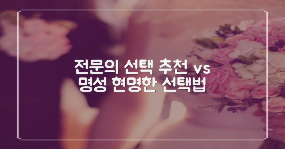 전문의: 추천 vs 명성