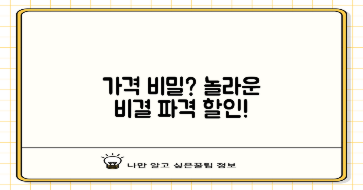 합리적 가격, 비결은 뭘까?