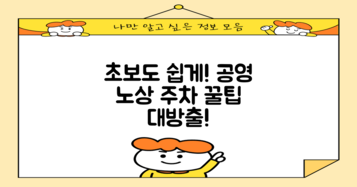 초보도 쉽게! 공영/노상 주차 가이드