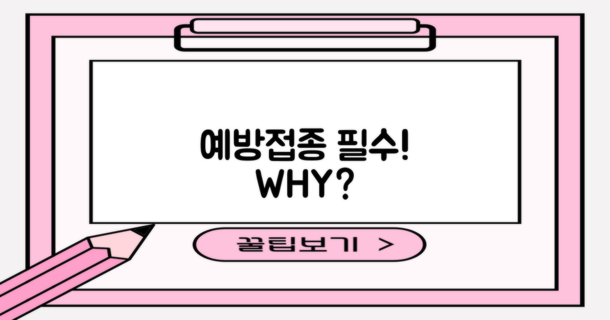 예방접종, 왜 필수일까요?